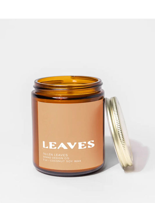 Leaves Candle