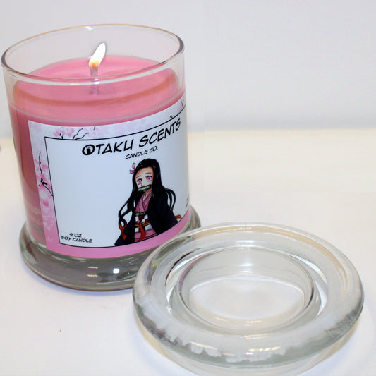 Nezuko Scented Demon Slayer Candle Jar