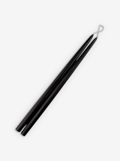Creative Candles Pair of 15' Tapered Candles by Creative Candles Home Accessories New Candles and Home Fragrance Black