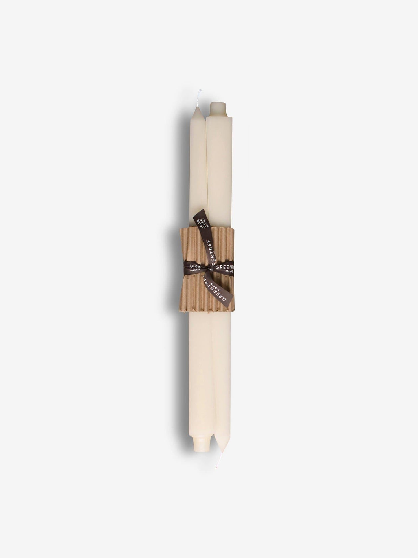 Greentree Home Pair of 16" Square Taper Candles by Greentree Home Home Accessories New Candles and Home Fragrance Cream