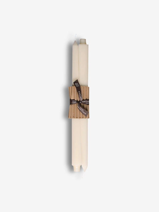 Greentree Home Pair of 16" Square Taper Candles by Greentree Home Home Accessories New Candles and Home Fragrance Cream