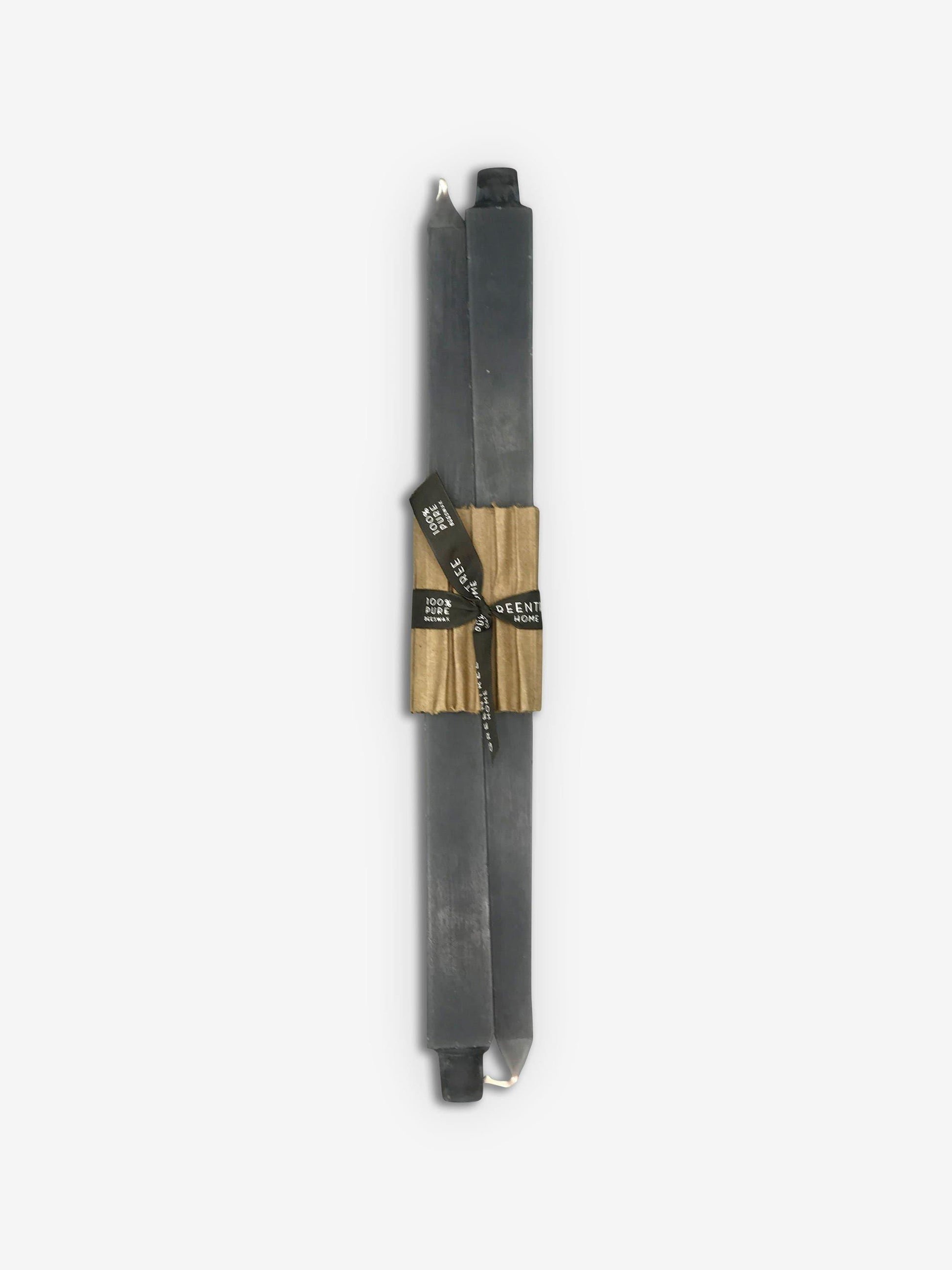 Greentree Home Pair of 16" Square Taper Candles by Greentree Home Home Accessories New Candles and Home Fragrance Grey