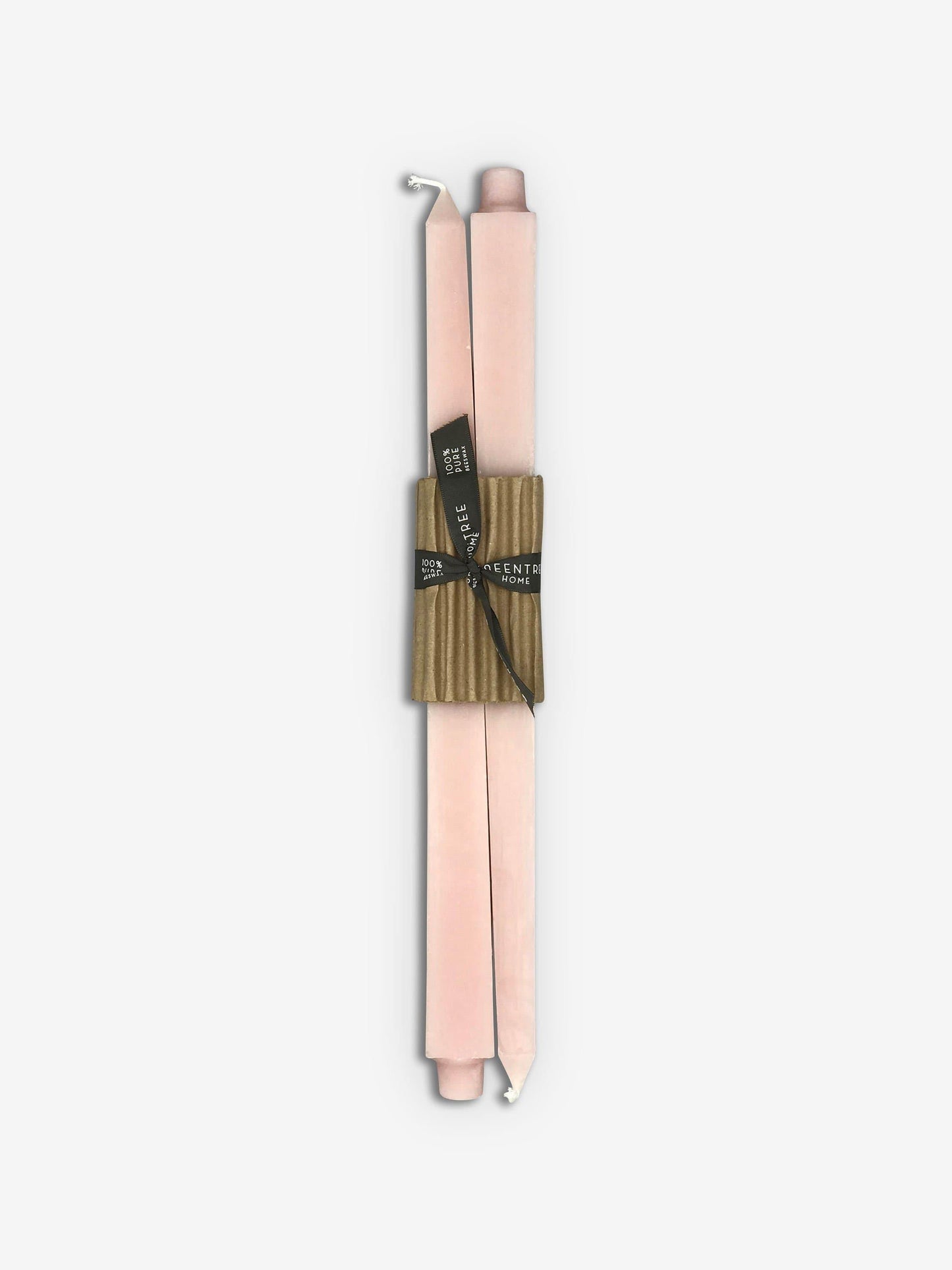 Greentree Home Pair of 16" Square Taper Candles by Greentree Home Home Accessories New Candles and Home Fragrance Blush