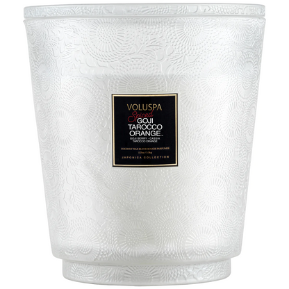 Voluspa Spiced Goji Tarocco Orange Candle
