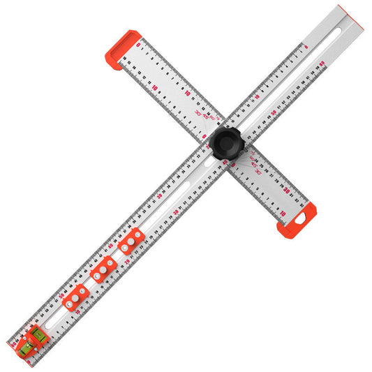 2-in-1 Drilling Positioning Ruler