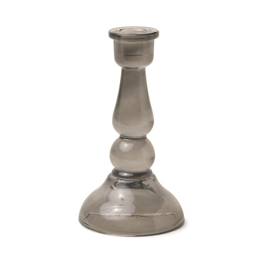 {Paddywax} Tall Glass Taper Candle Holder :: Black