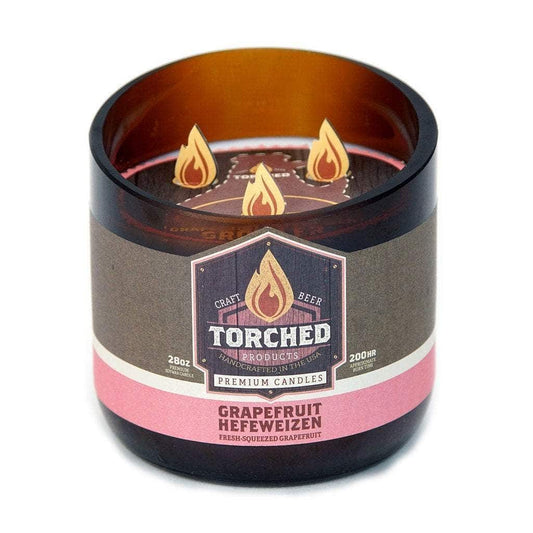 Torched Beer Growler Candles Candles Grapefruit Hefeweizen 12030116
