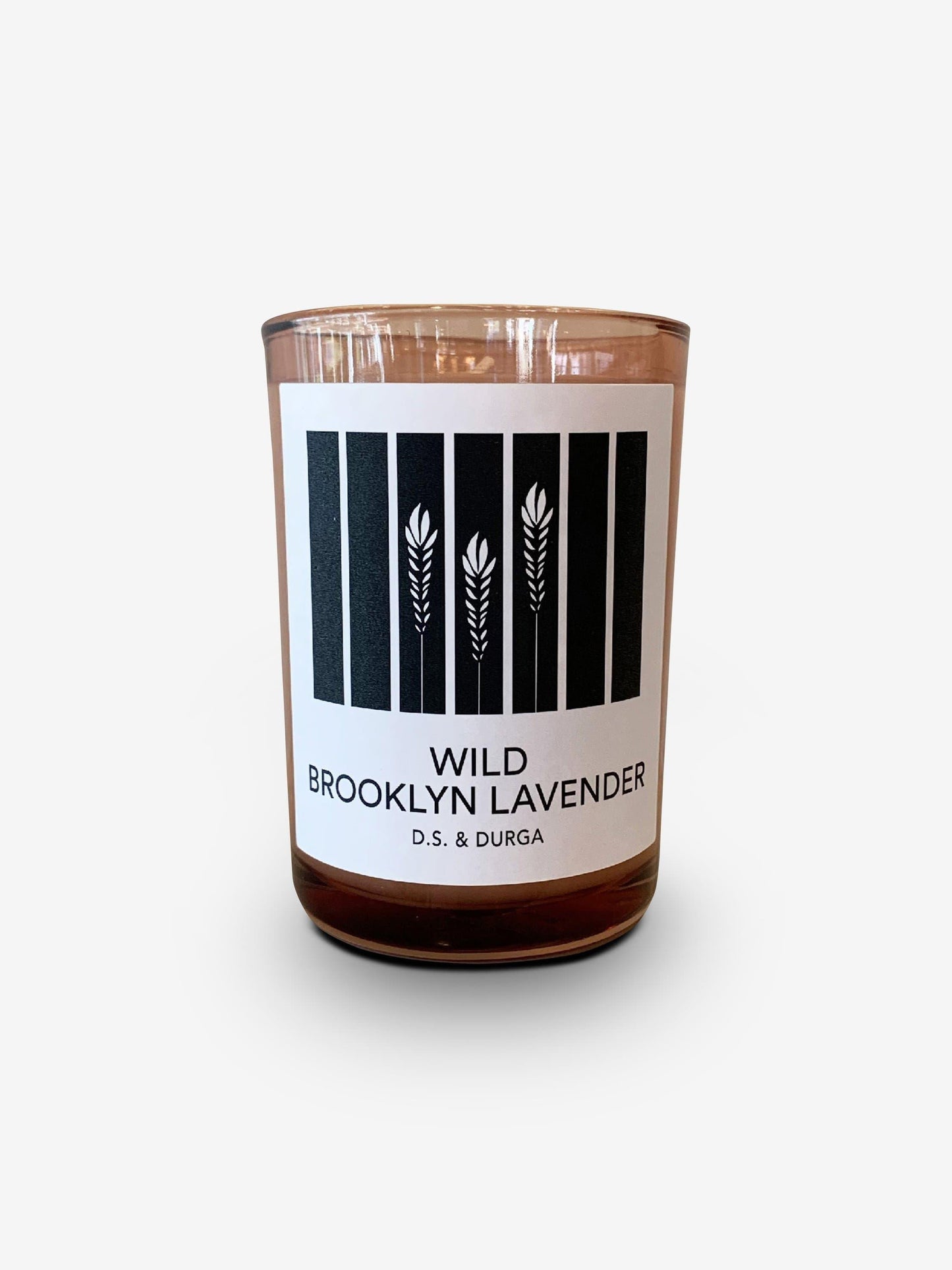 D.S. & Durga Wild Brooklyn Lavender Candle by D.S & Durga Home Accessories New Candles and Home Fragrance 4" H x 2.75" Diameter / Natural / Wax