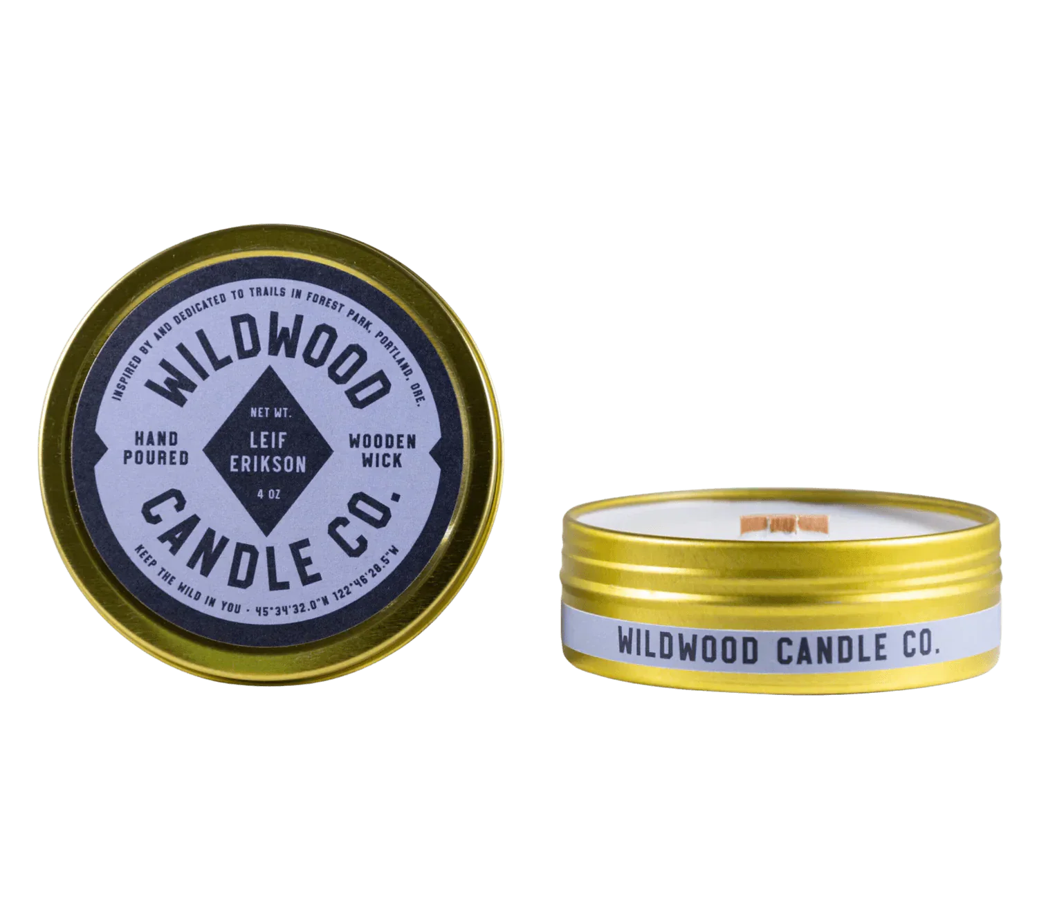 Wildwood Candle Co. Wildwood Candle, Full Size, 11 oz & Travel Size, 4oz.